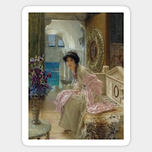 Watching And Waiting by Lawrence Alma-Tadema Magnet